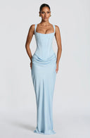 Cybéle corset square neck maxi dress