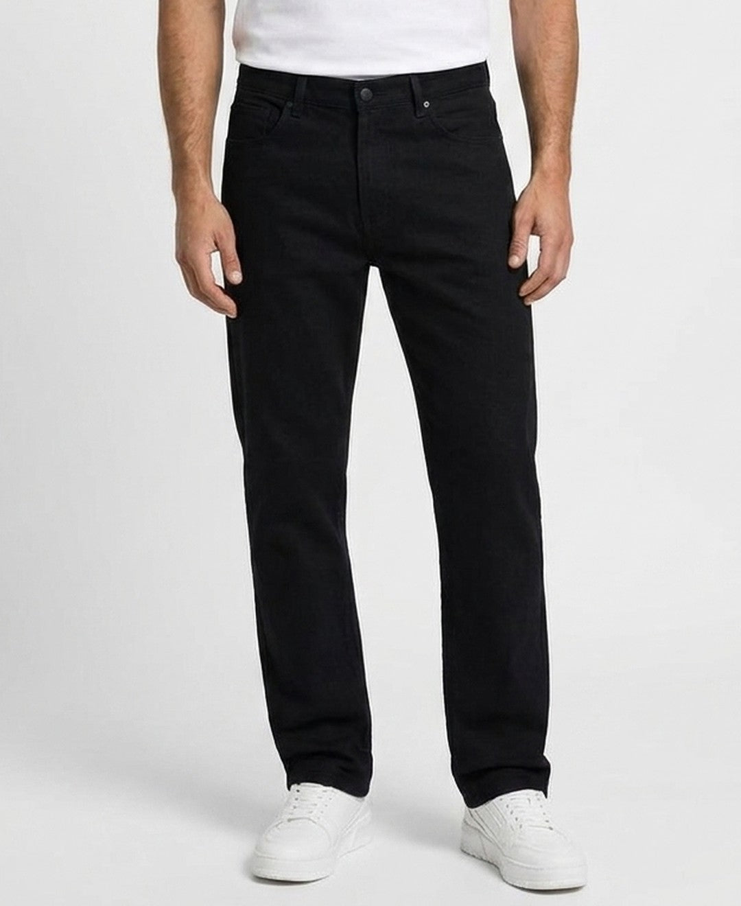 Jeremy Straight Leg Jeans in Black 9:11 hero