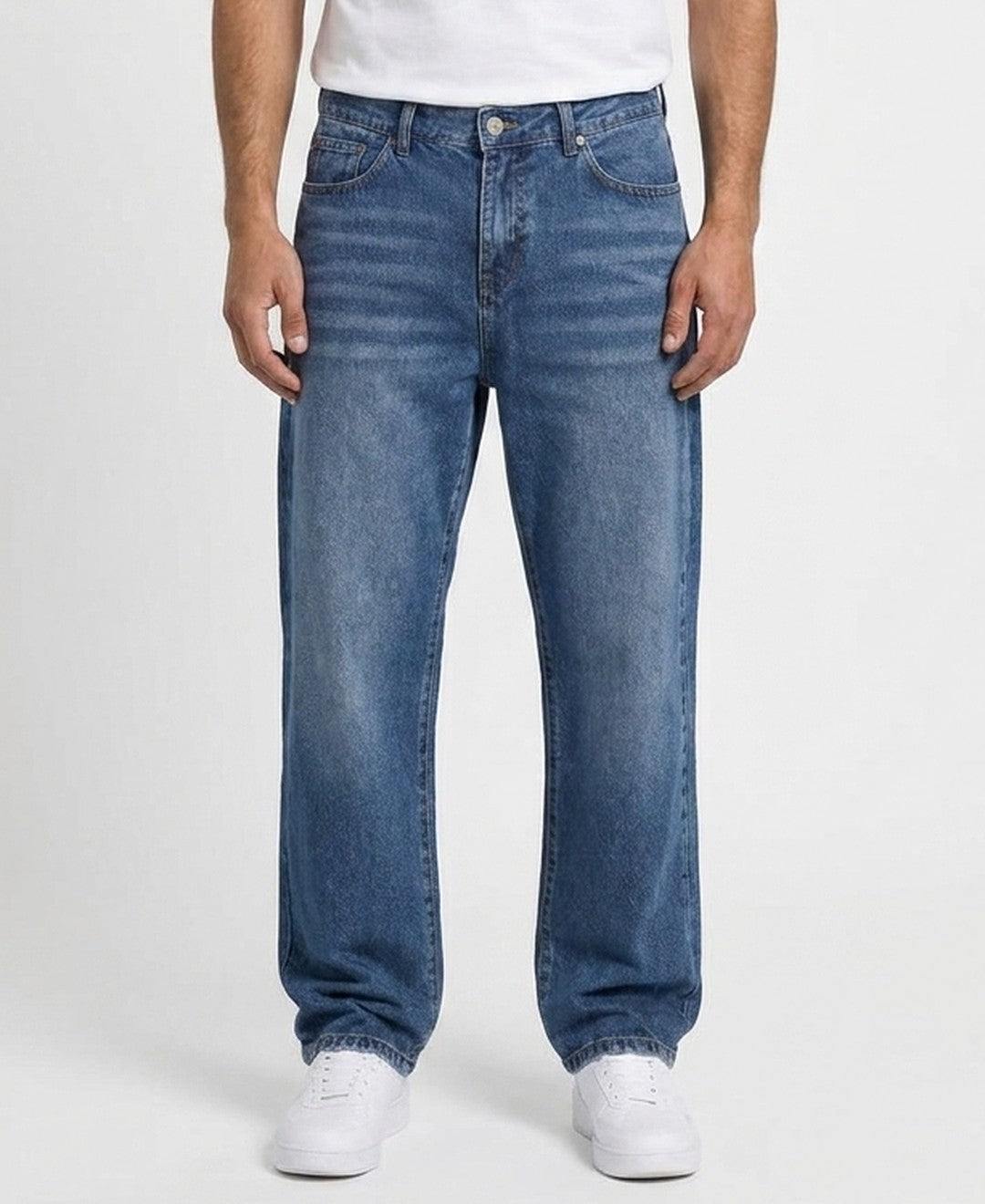 Reuben Baggy Jeans in Blue 9:11 hero