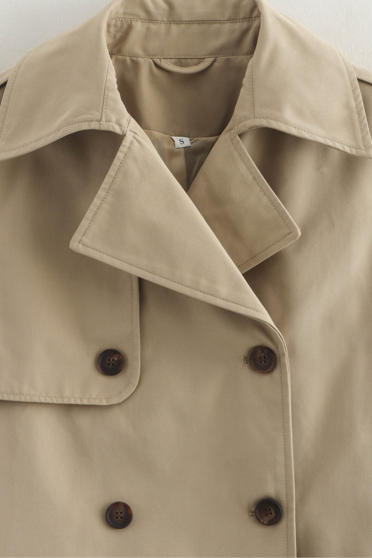 Stacy Cropped Trench Coat
