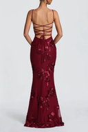 Seraphina floral embroidered bustier maxi dress
