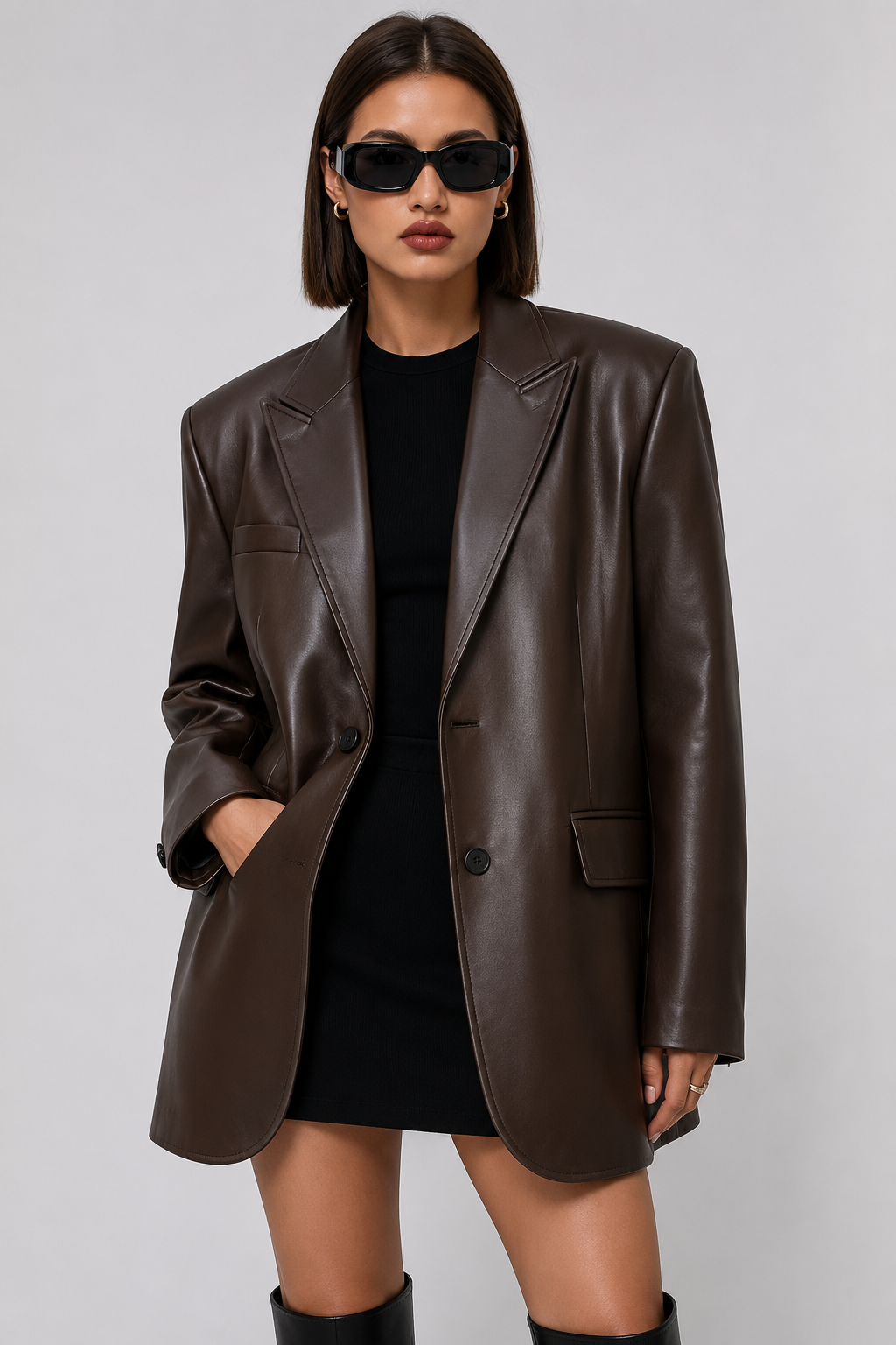 Veste Jayden aspect cuir