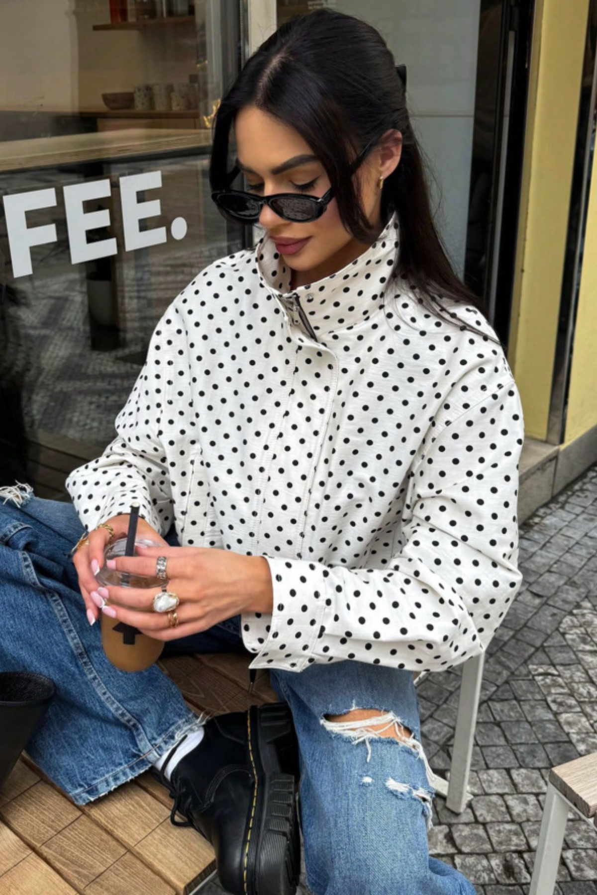 Polly Polka Dot Shacket