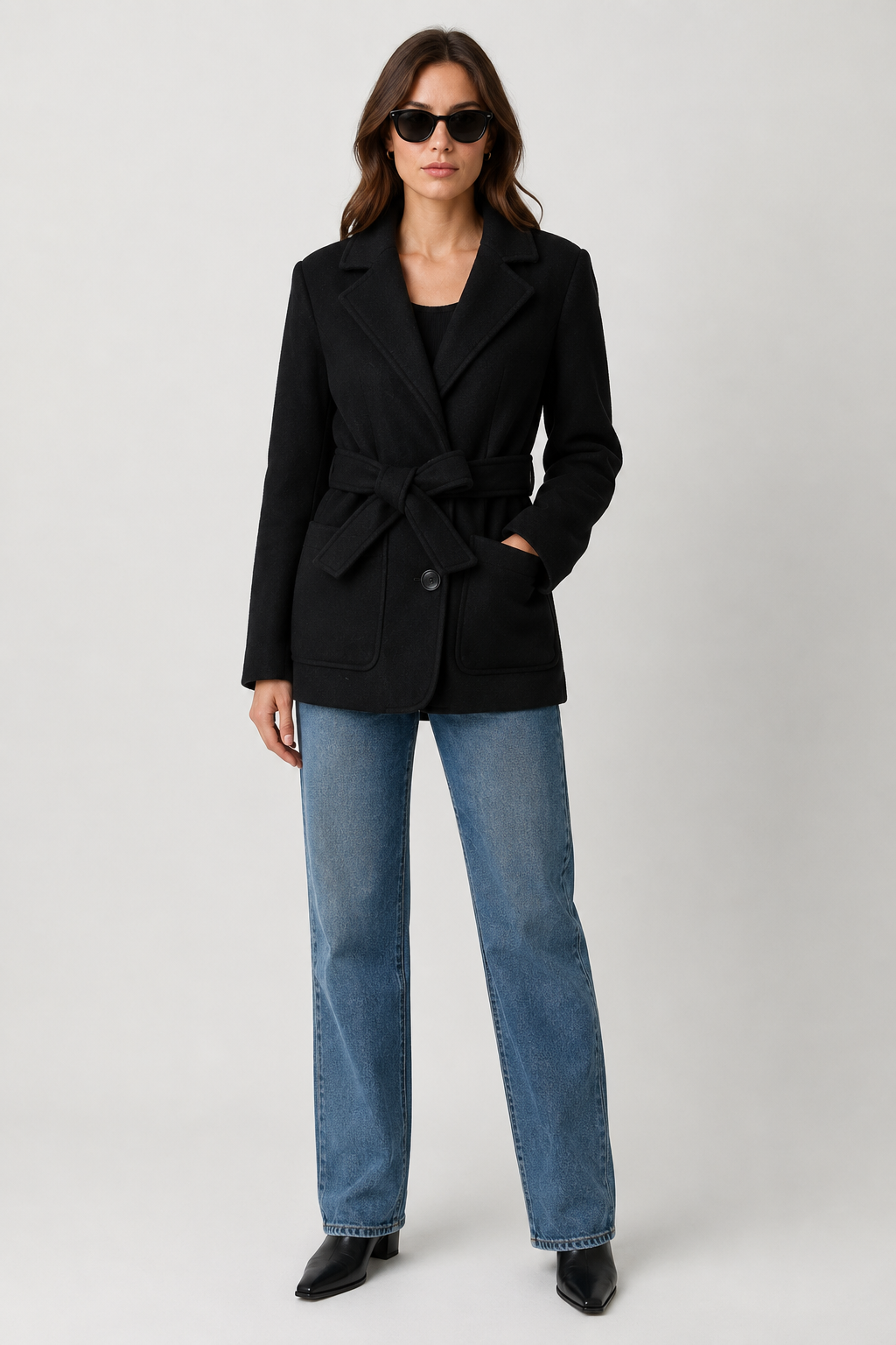 Trench-coat Mia en laine