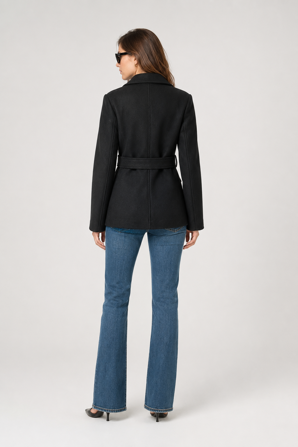 Trench-coat Mia en laine