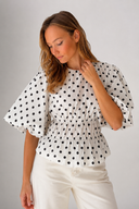 Lucy Peplum Blouse