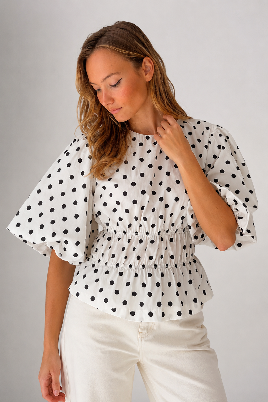 Blusa peplum Lucy