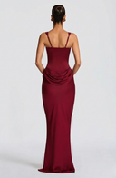 Cybéle corset square neck maxi dress