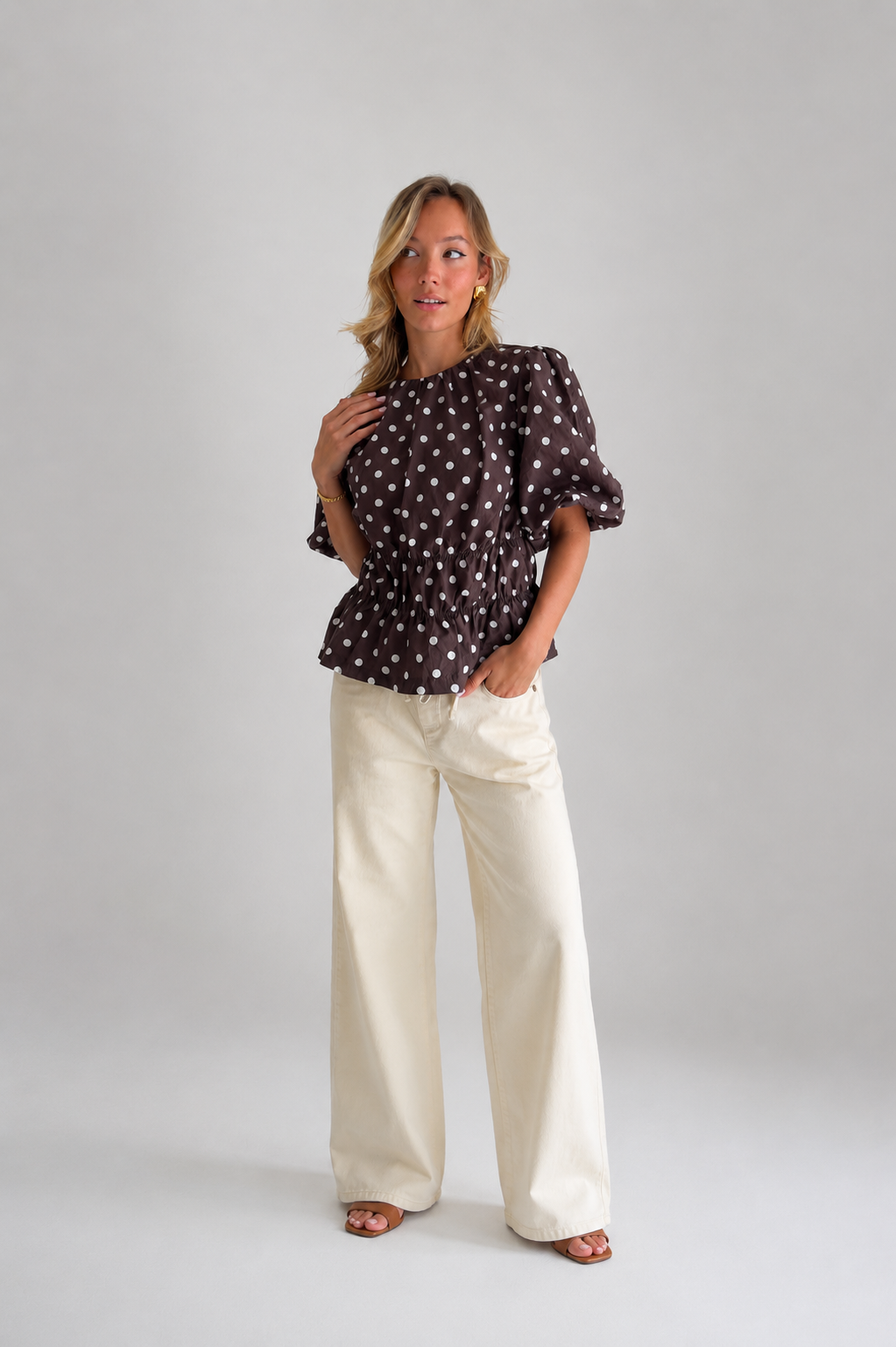 Blusa peplum Lucy