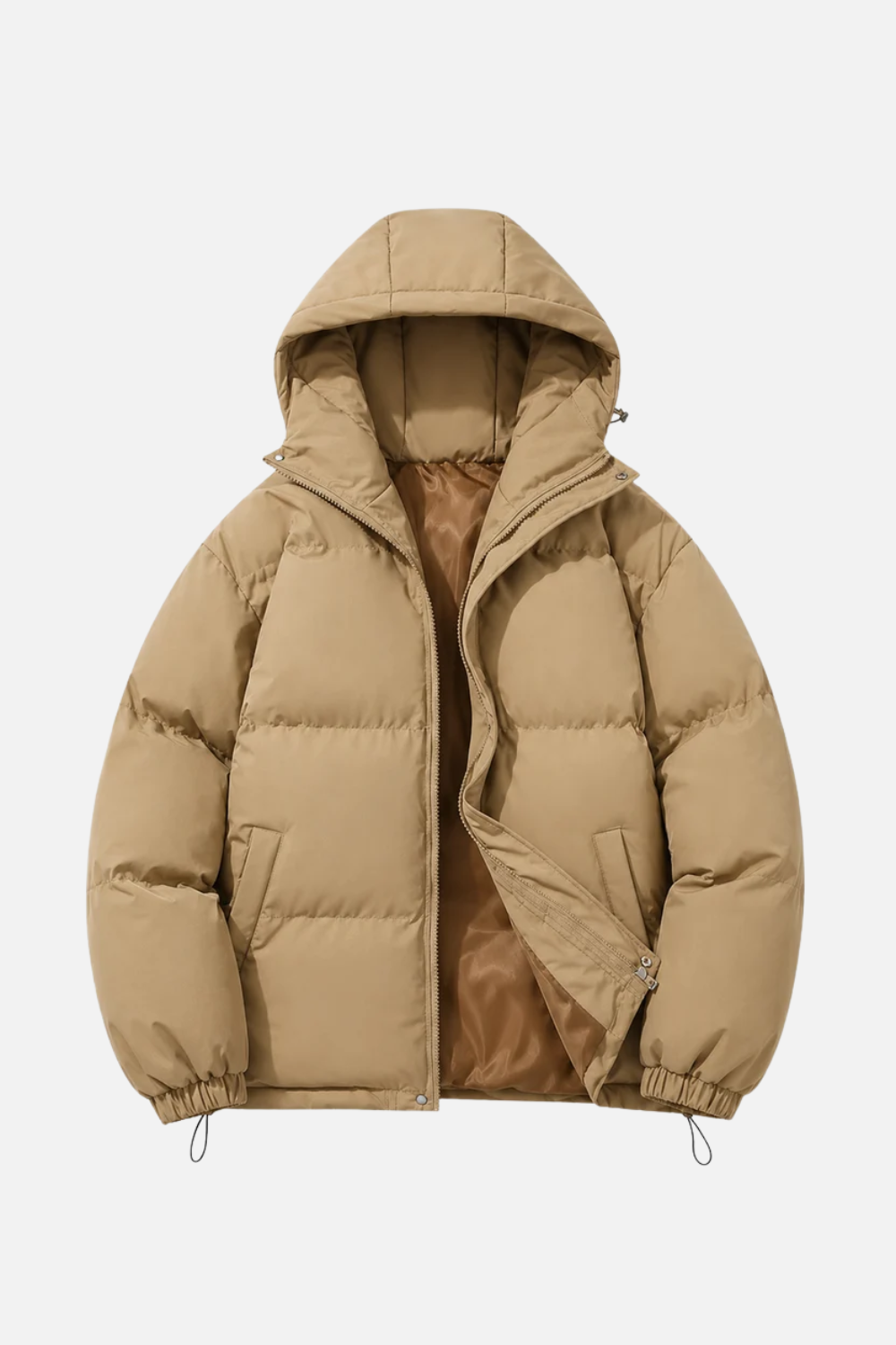 Doudoune à capuche pour homme coupe oversize