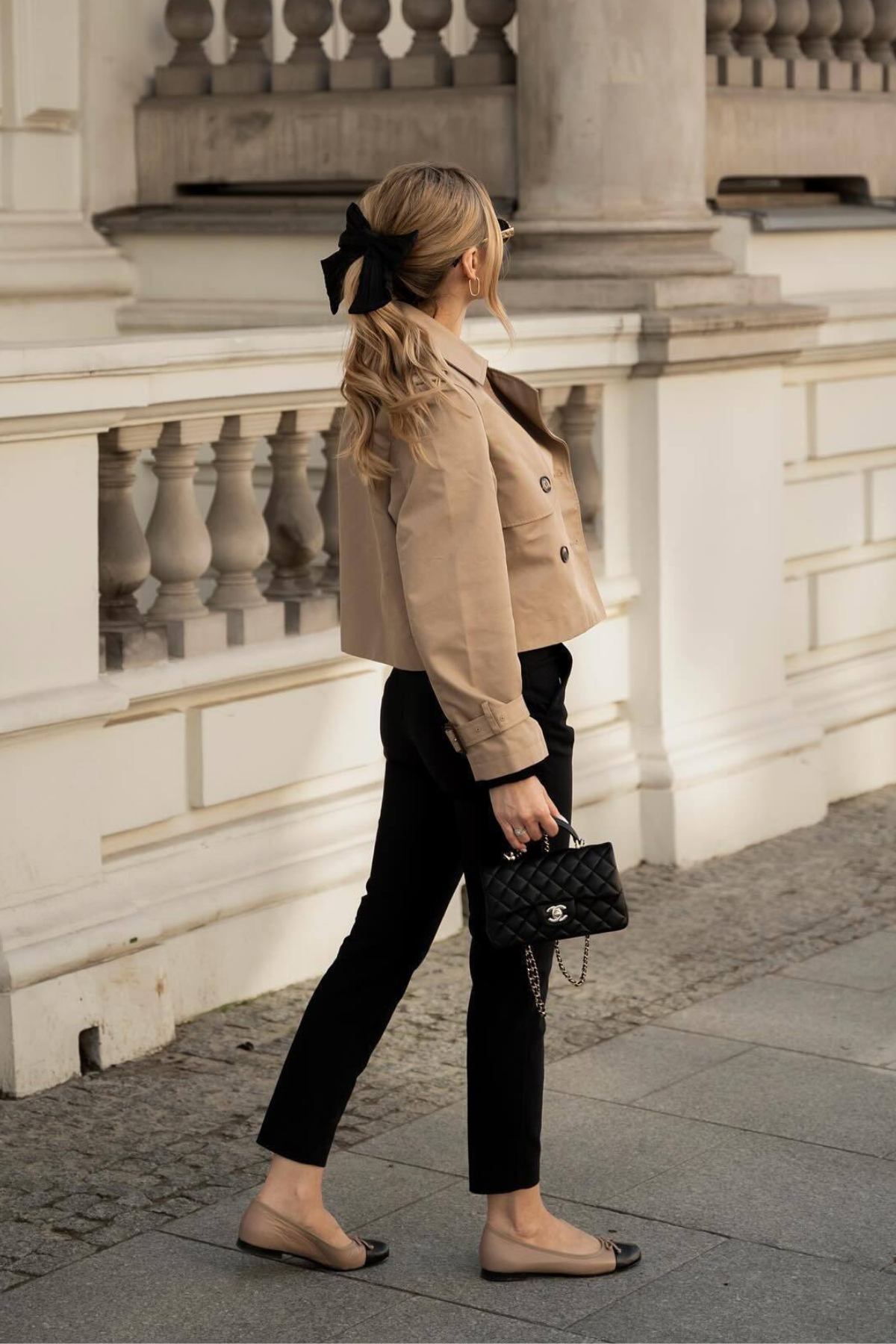 Stacy Cropped Trench Coat