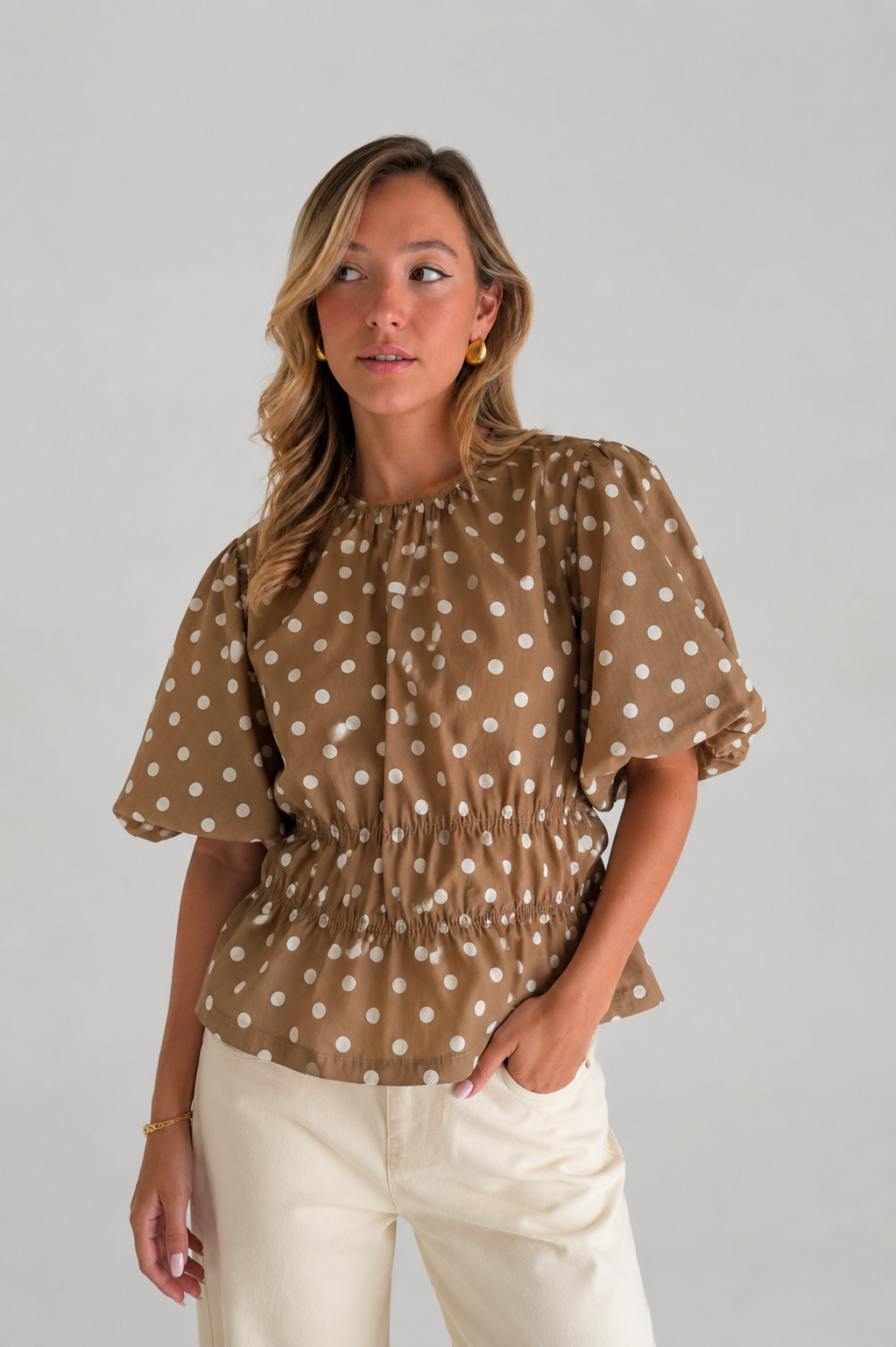 Blusa peplum Lucy