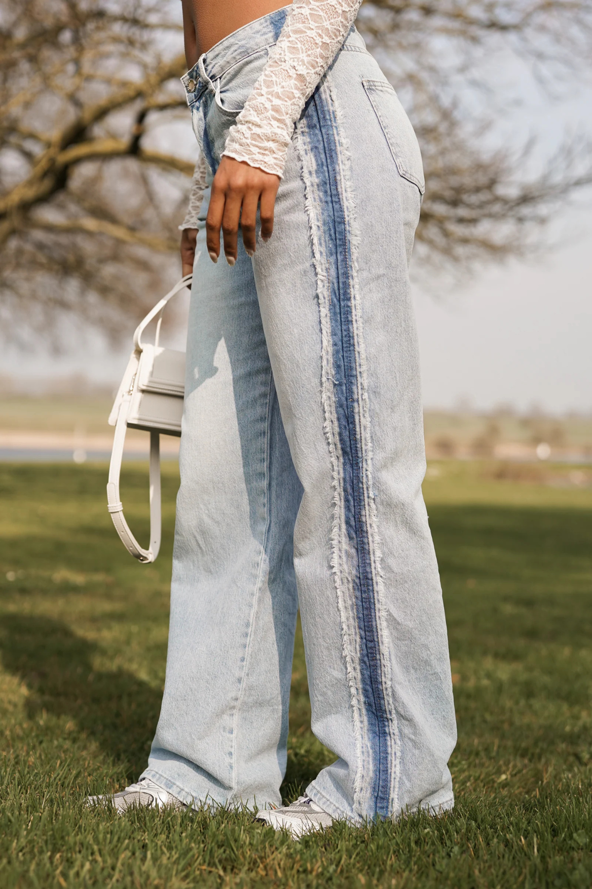 Jean rayé Indie