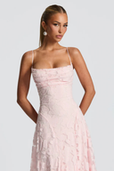 Violaine floral devoré maxi dress