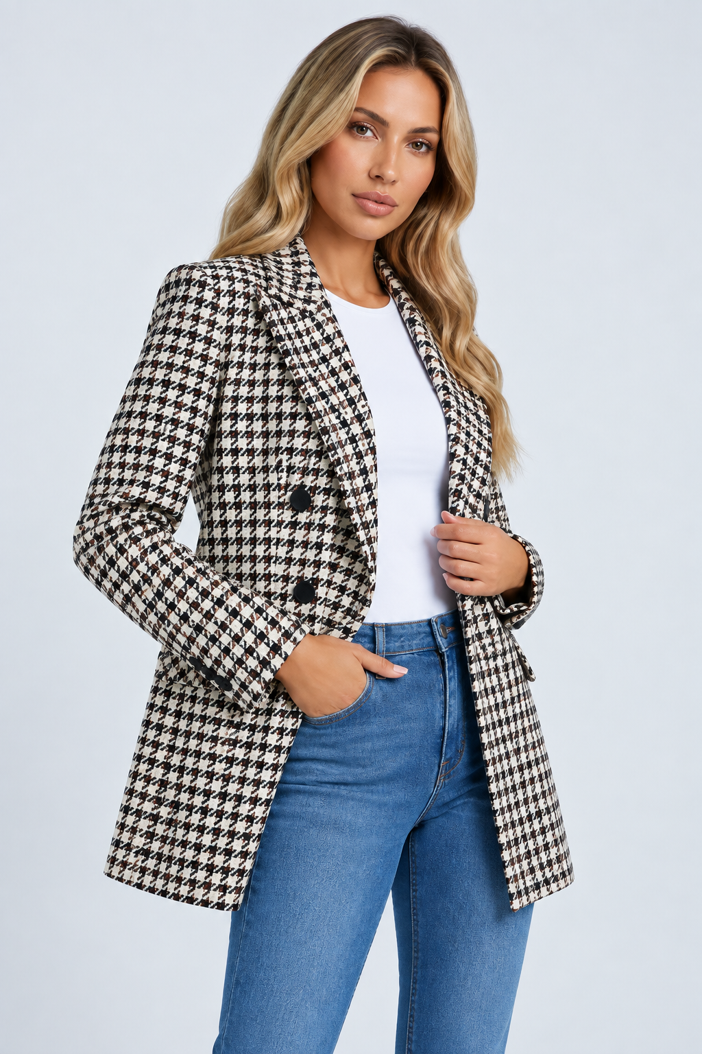 Blazer croisé à double boutonnage Nora