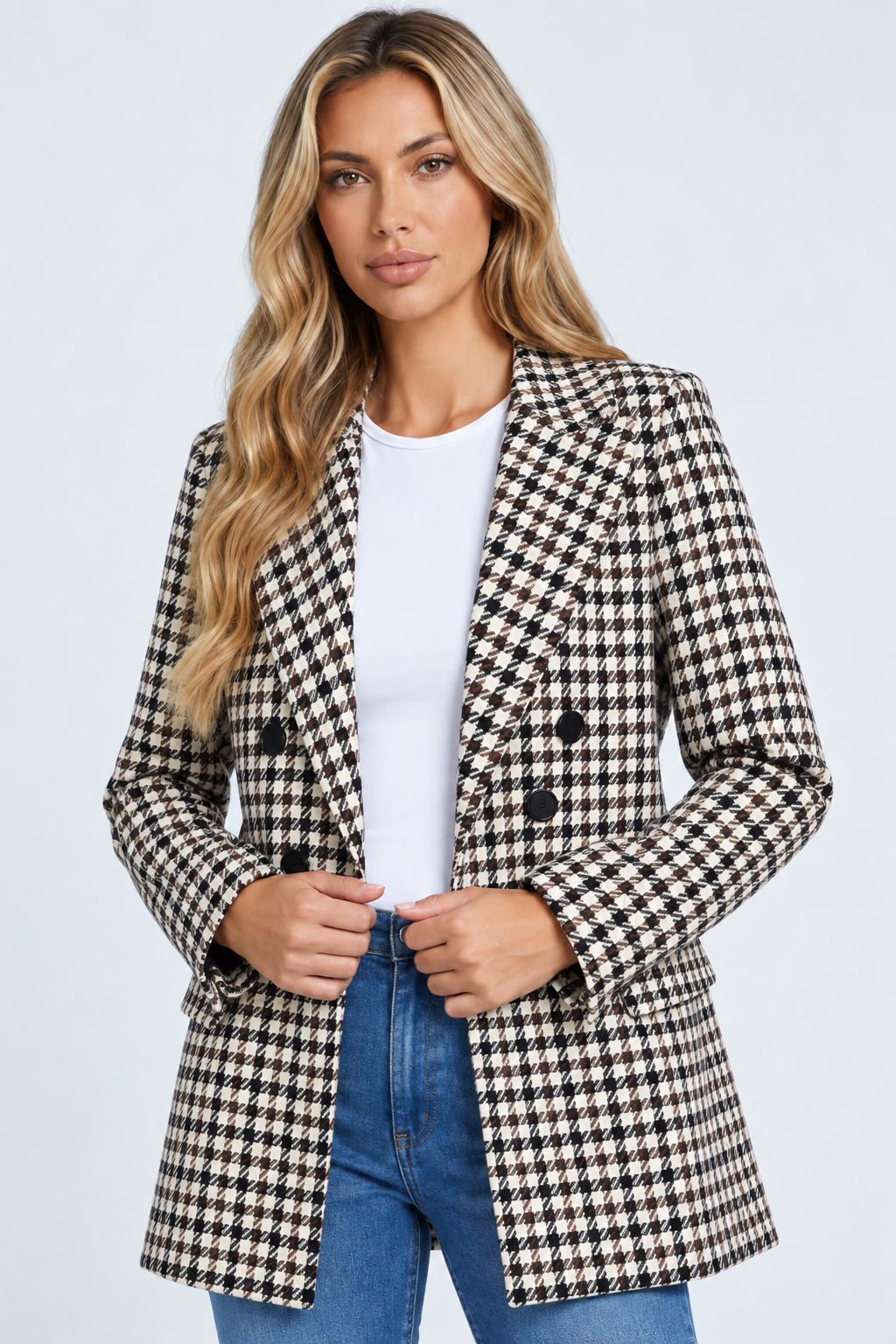Blazer croisé à double boutonnage Nora