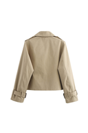 Stacy Cropped Trench Jacket