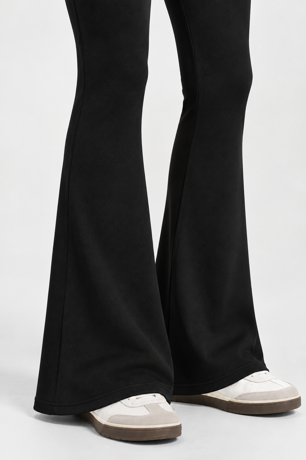 Women Fleece Lined Stretch Flare Leggings