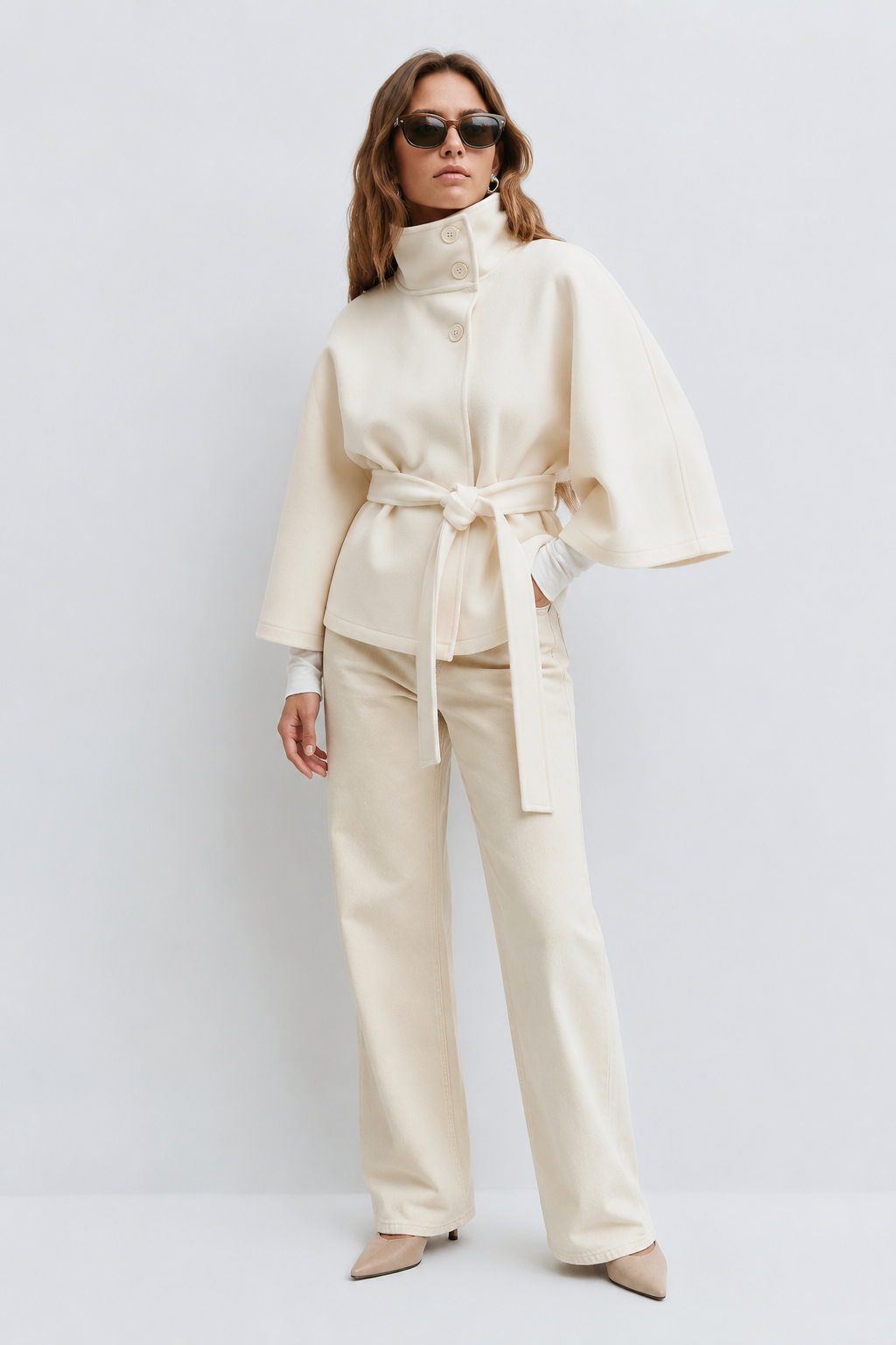 Manteau-cape Amelia
