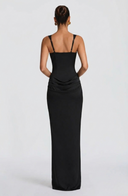 Cybéle corset square neck maxi dress
