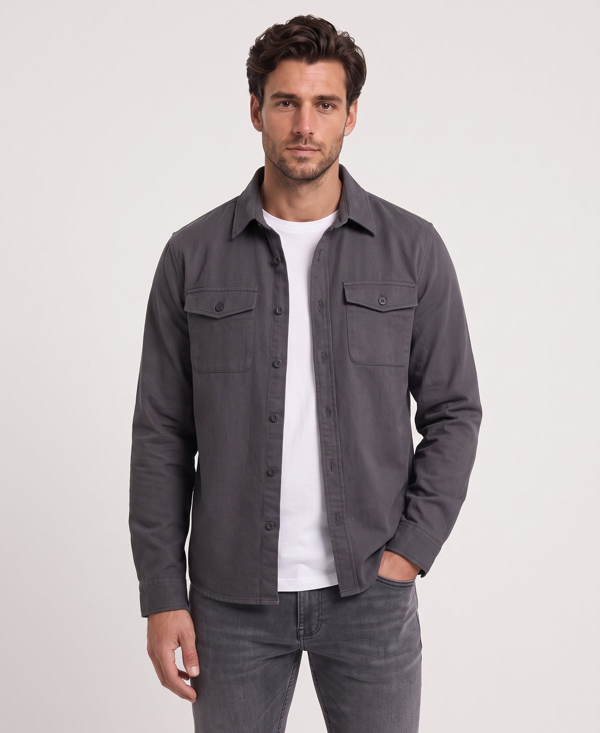 Grey front