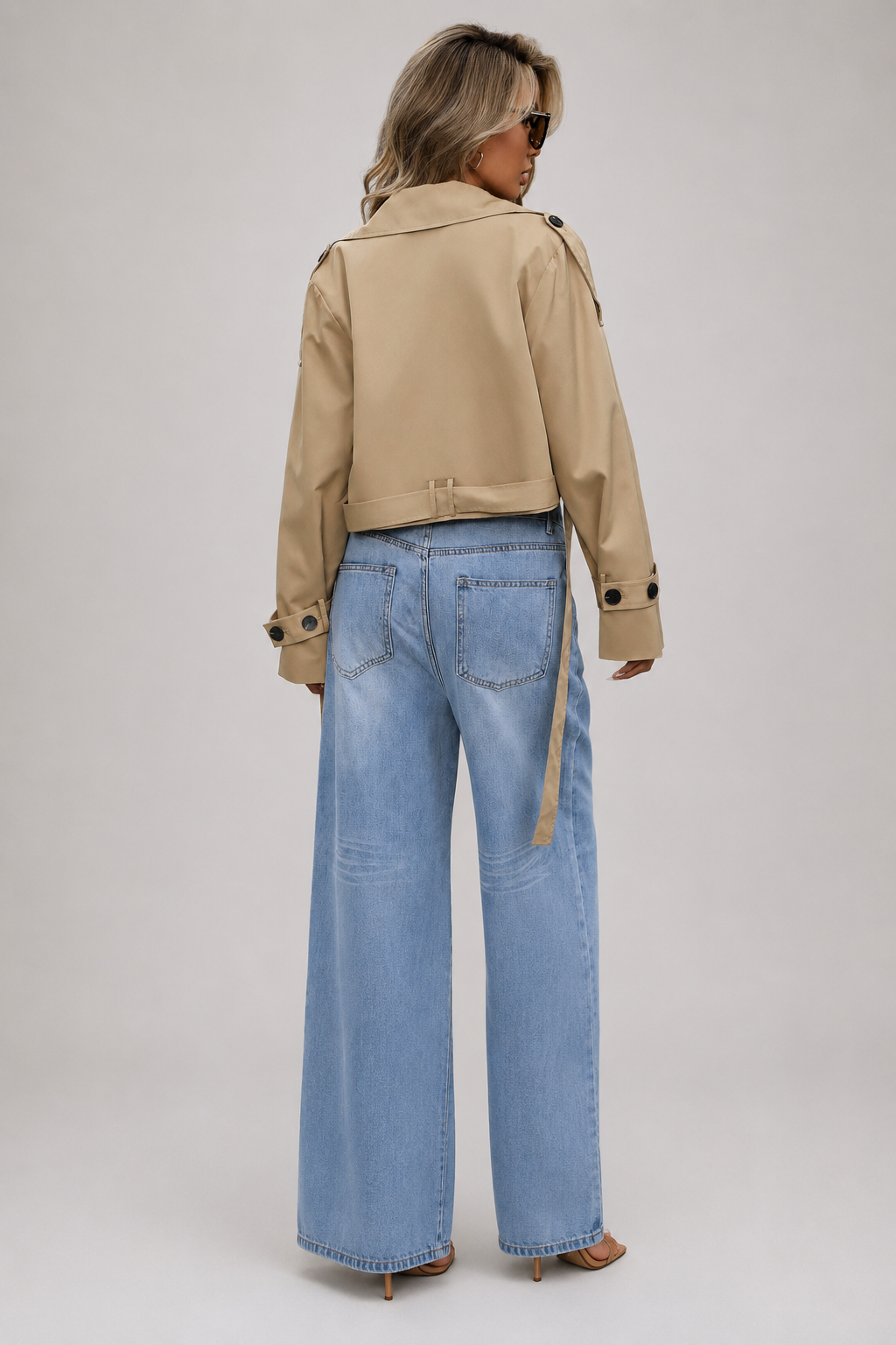 Francis Cropped Trench Coat