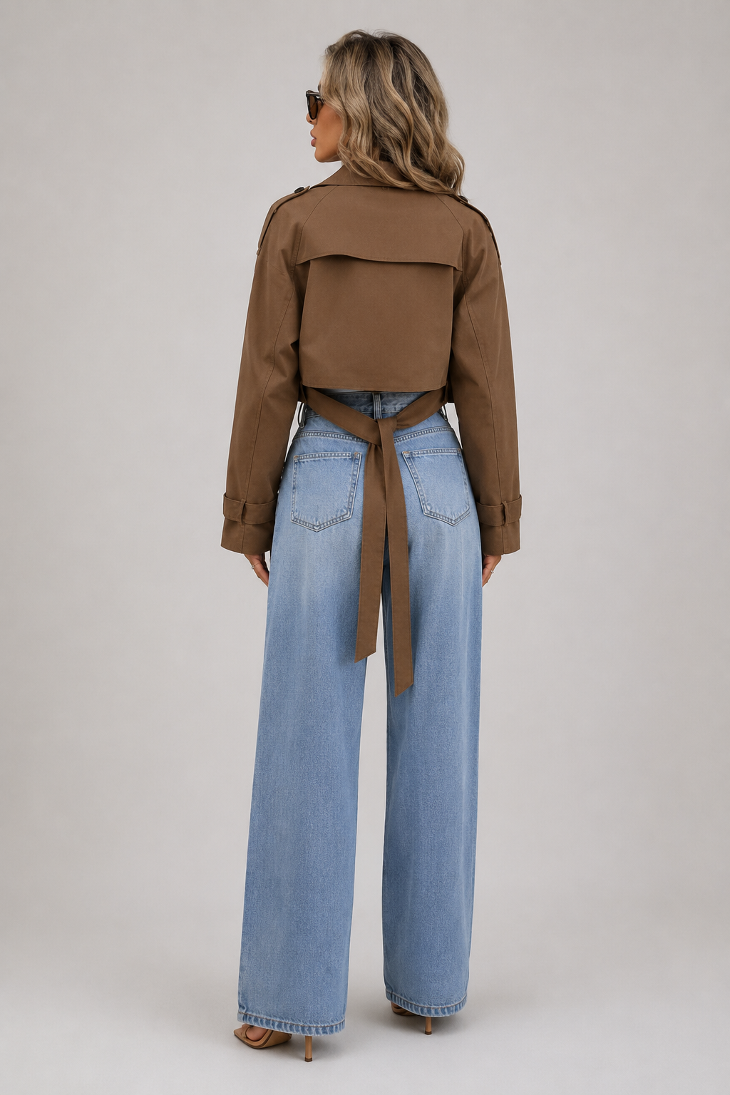 Francis Cropped Trench Coat