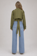 Francis Cropped Trench Jacket