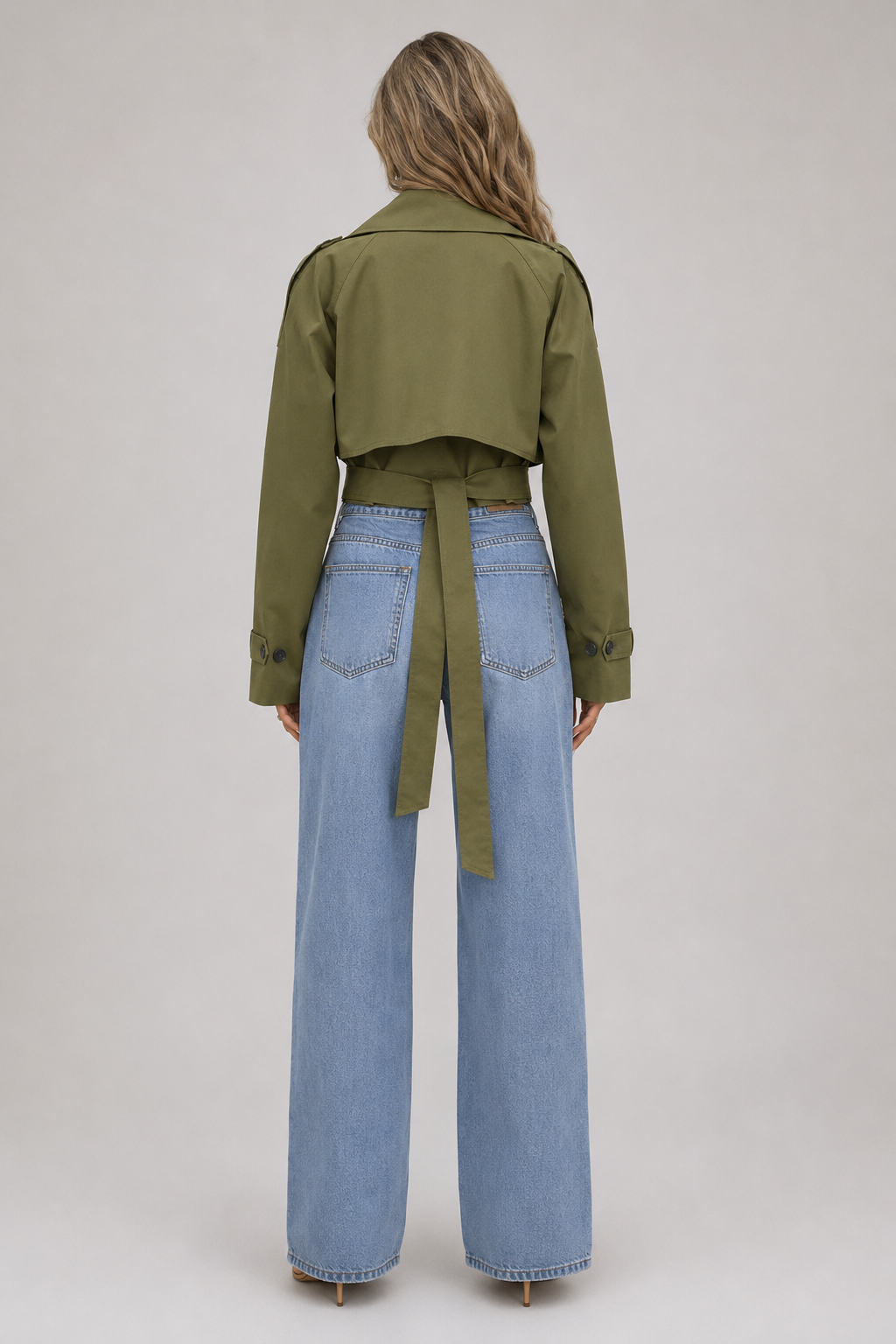 Francis Cropped Trench Coat