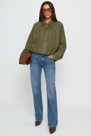 Suze Suede Look Bomber Jacket