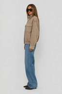Julie Suede Look Cargo Jacket
