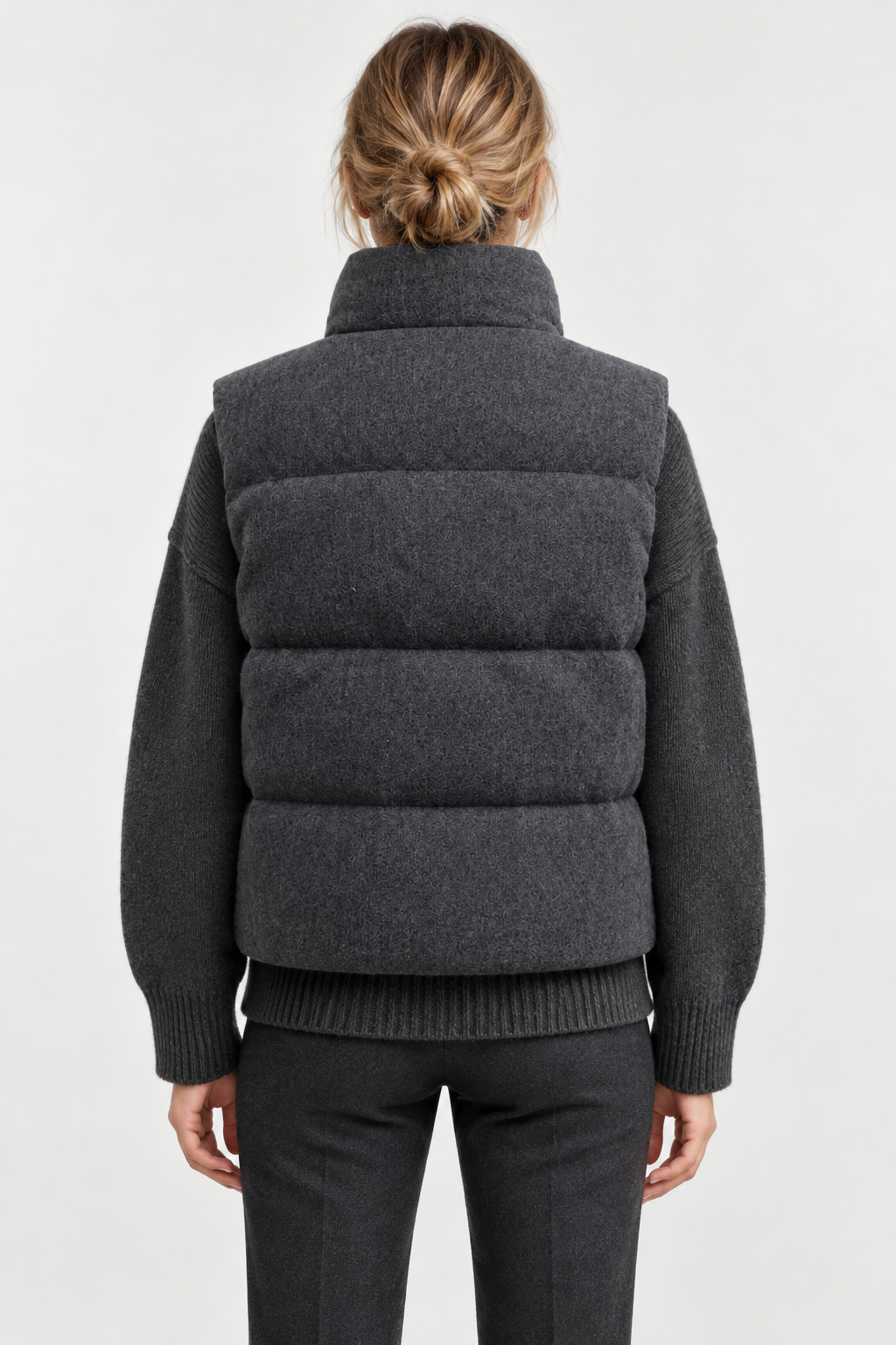 Philippa Wool Look Quilted Gilet
