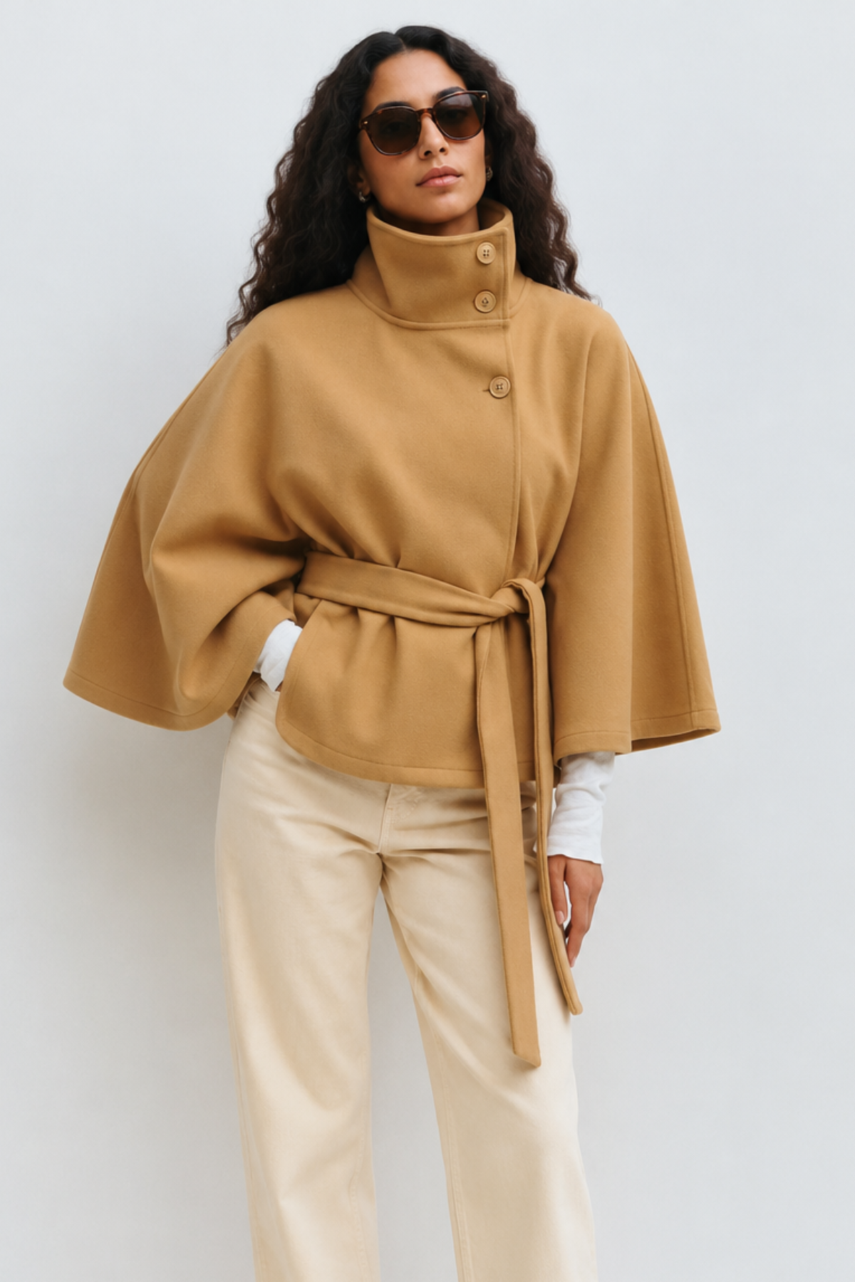 Manteau-cape Amelia