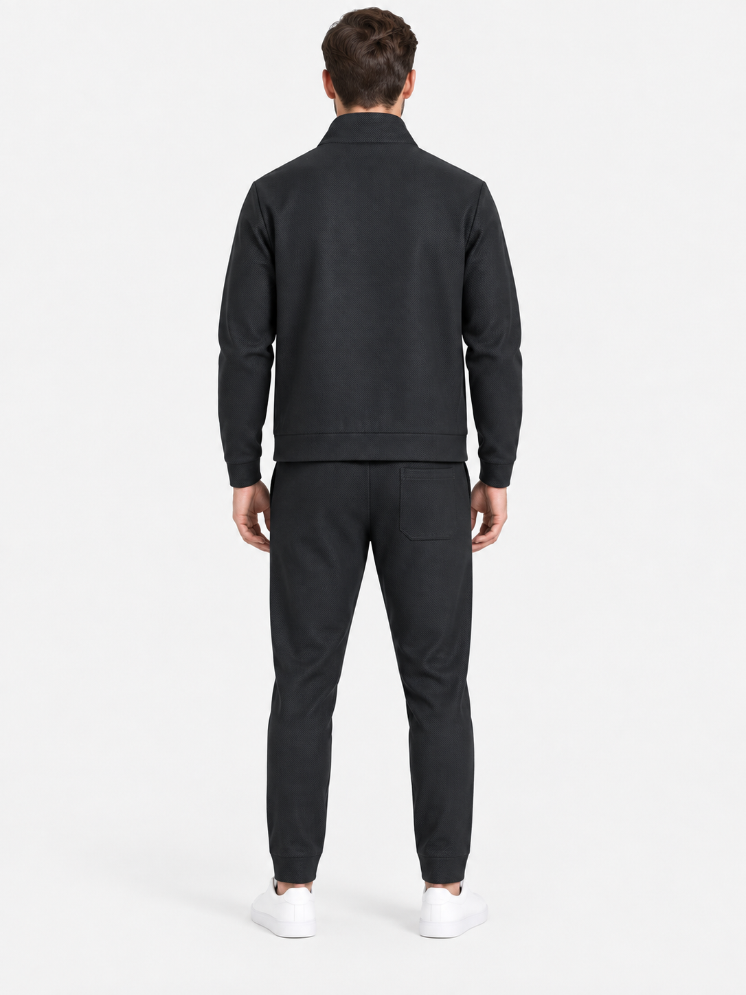 Men Full Zip Tracksuit Set