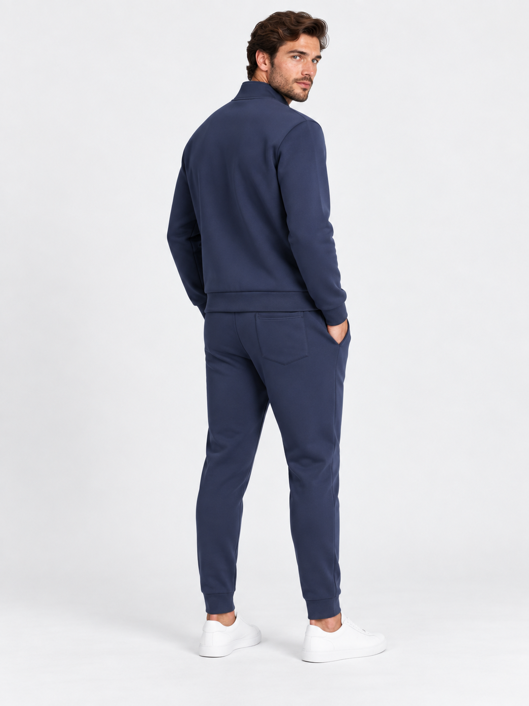 Men Full Zip Tracksuit Set
