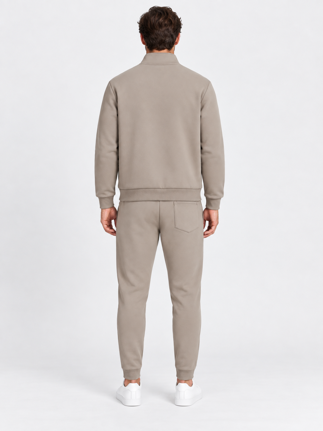 Men Full Zip Tracksuit Set