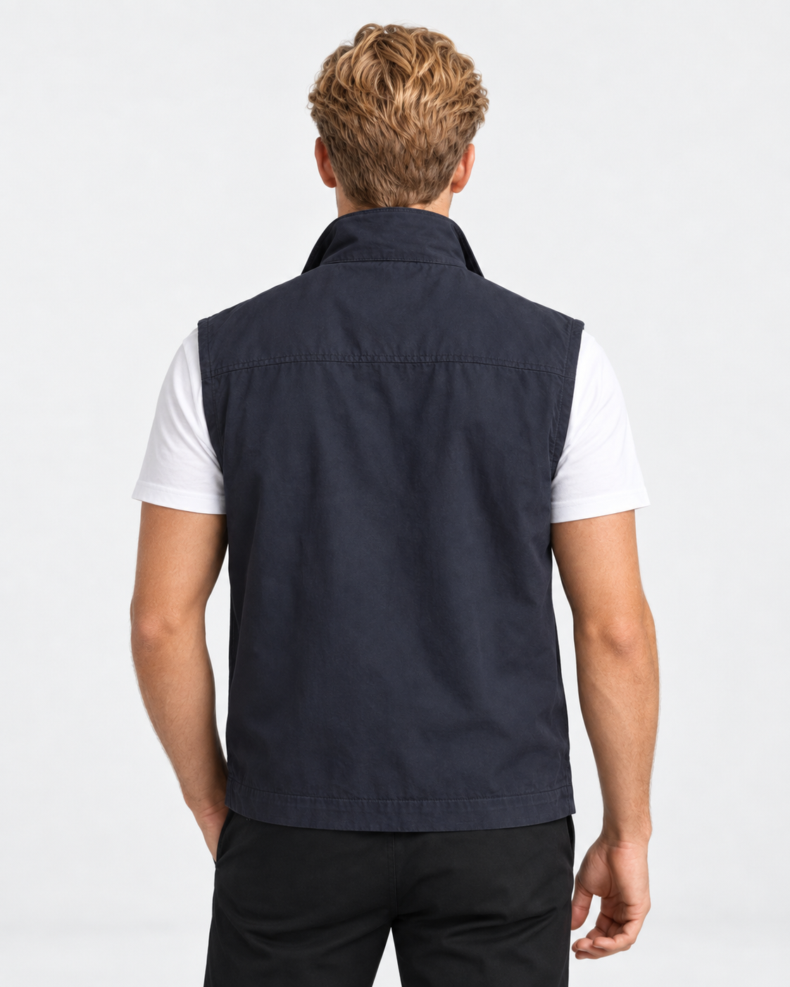 Men Multi Pocket Utility Gilet