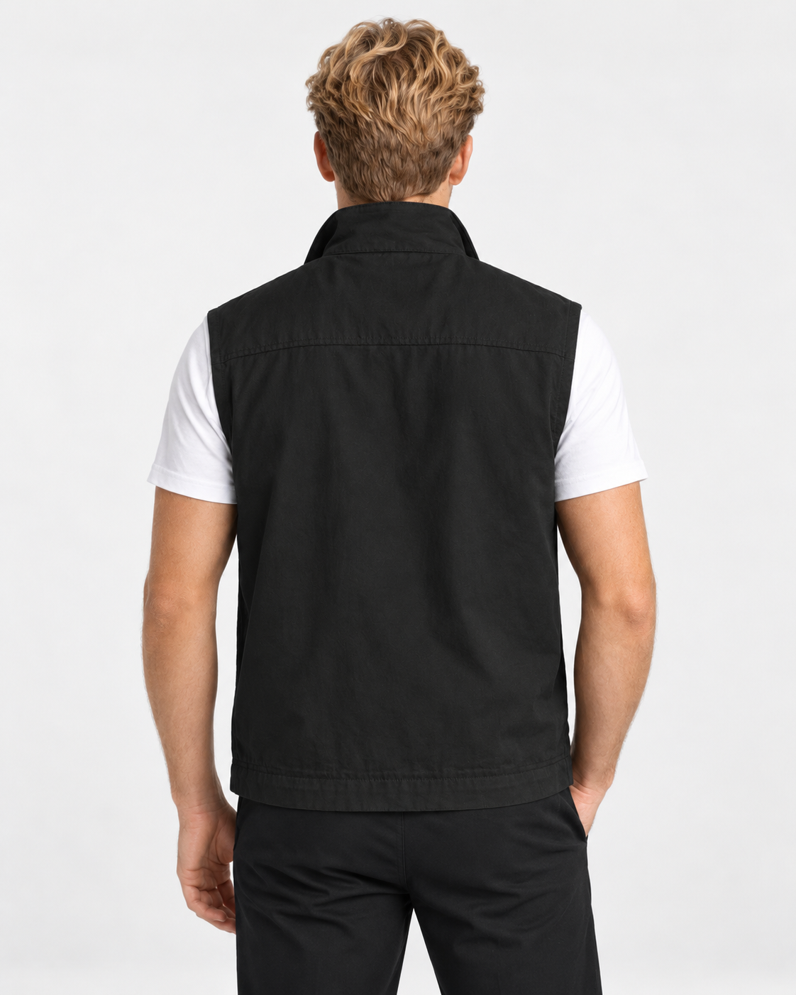 Men Multi Pocket Utility Gilet