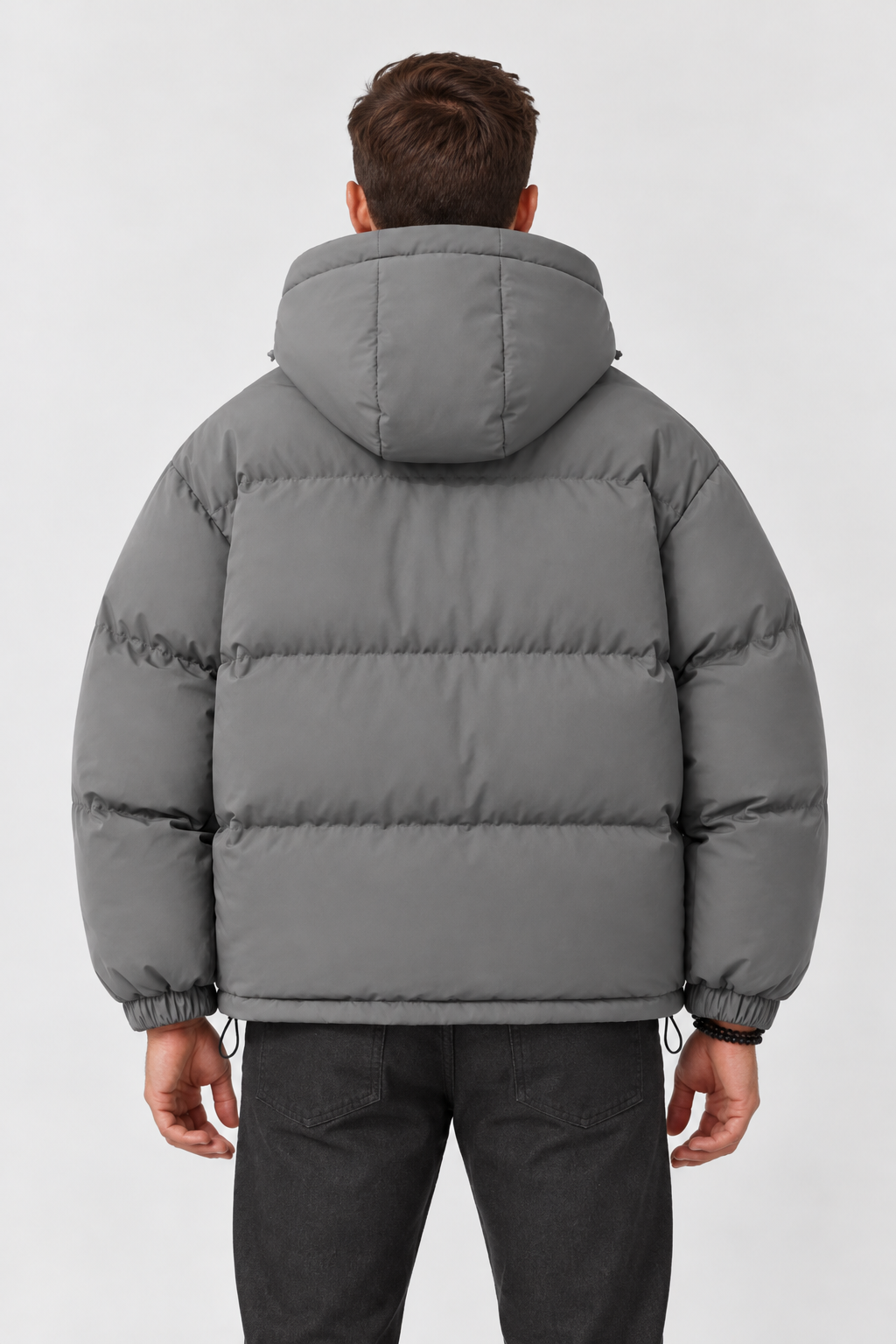 Doudoune à capuche pour homme coupe oversize