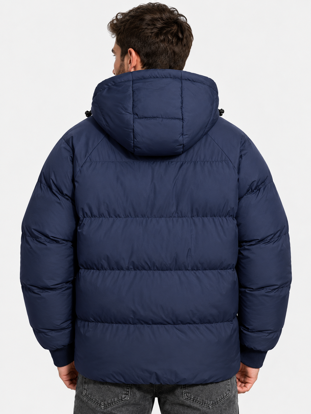 Men Oversized Hooded Puffer Jacket