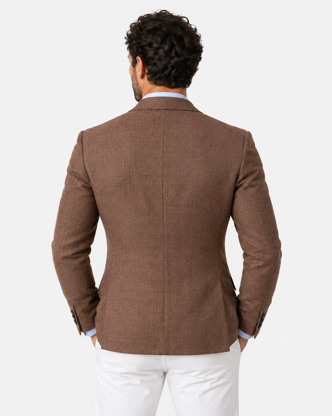 Men Single Breasted Tailored Blazer