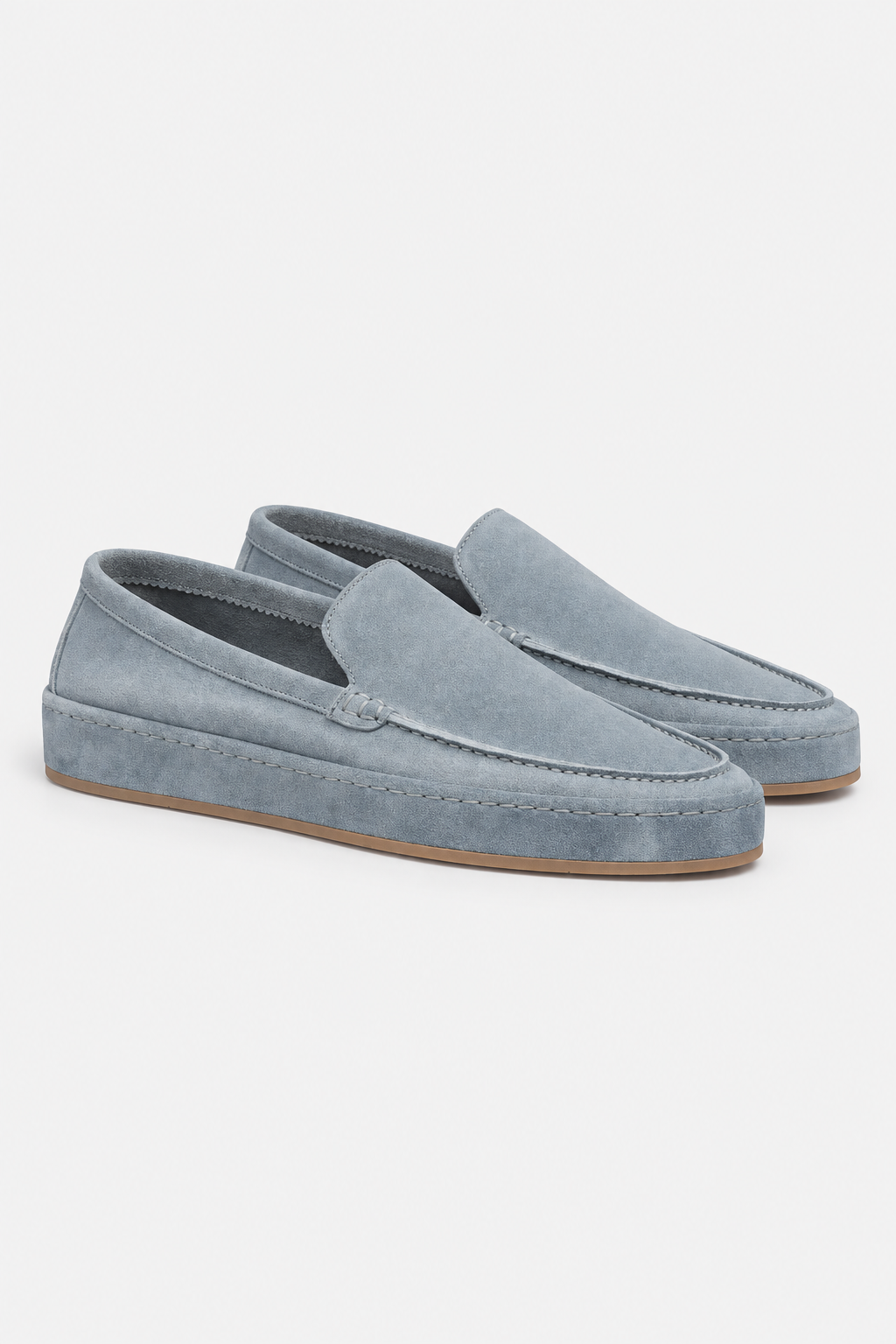 Men Suede Stylish Slip On Loafers Cushion Sole
