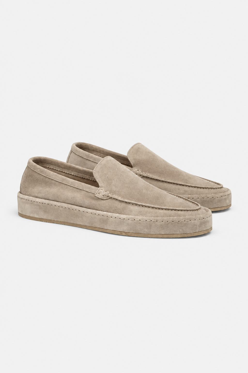 Men Suede Stylish Slip On Loafers Cushion Sole