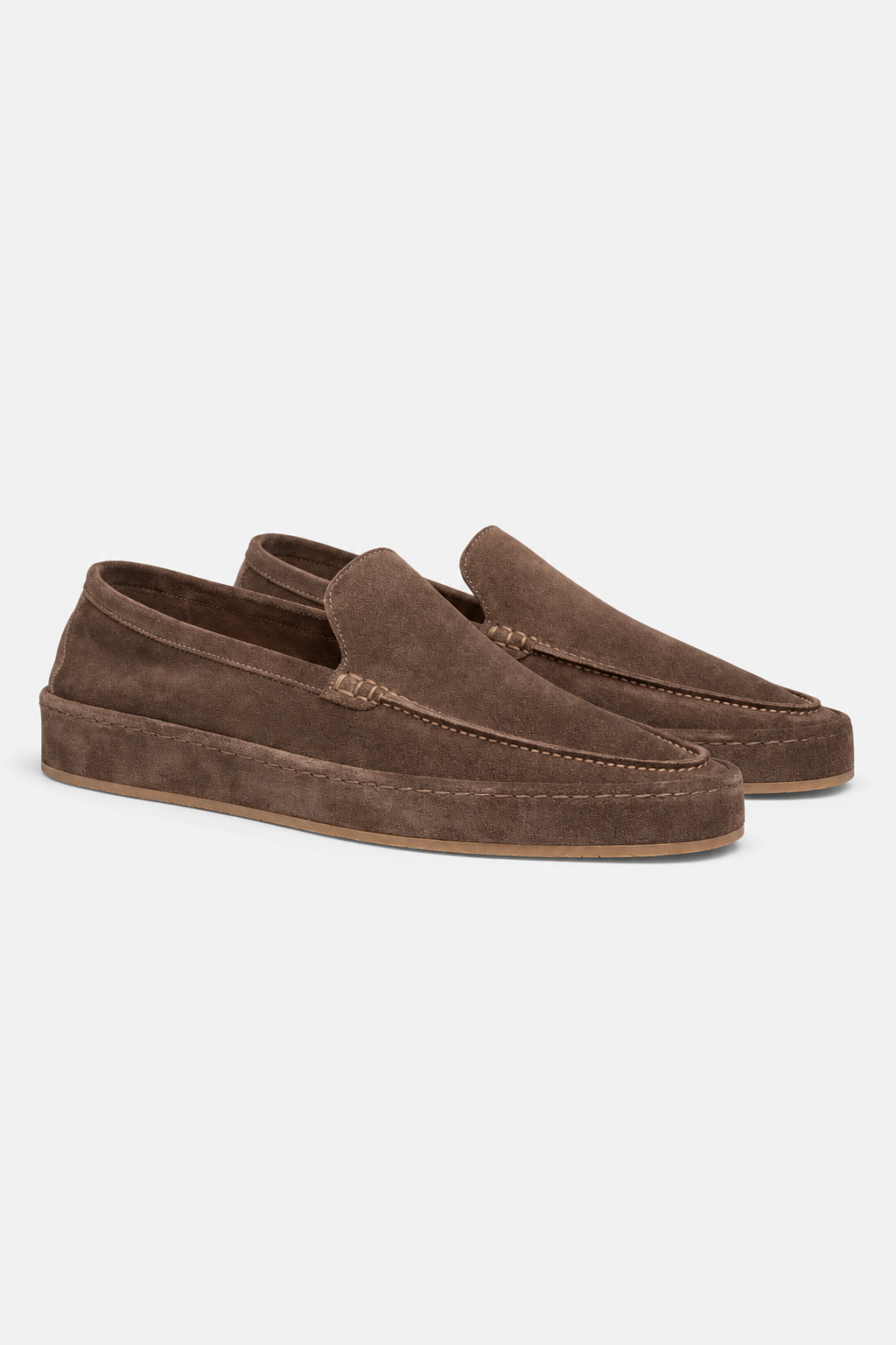 Men Suede Stylish Slip On Loafers Cushion Sole