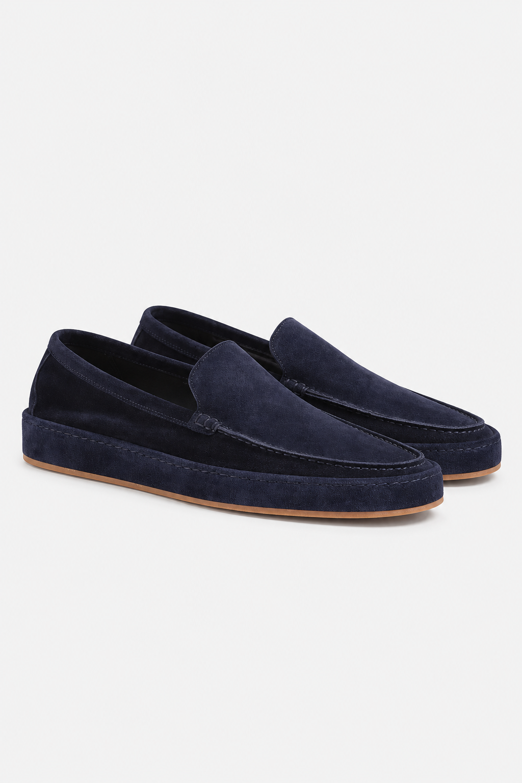Men Suede Stylish Slip On Loafers Cushion Sole