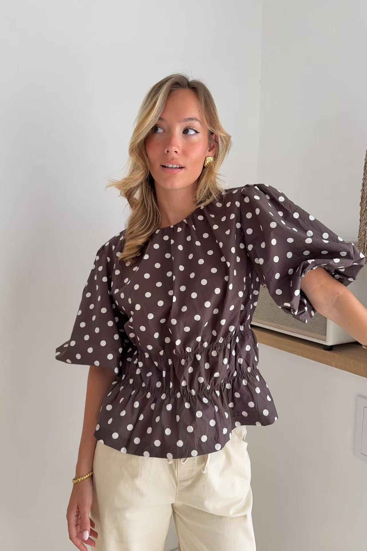 Blusa peplum Lucy