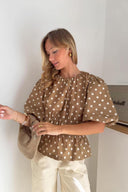 Lucy Peplum Blouse