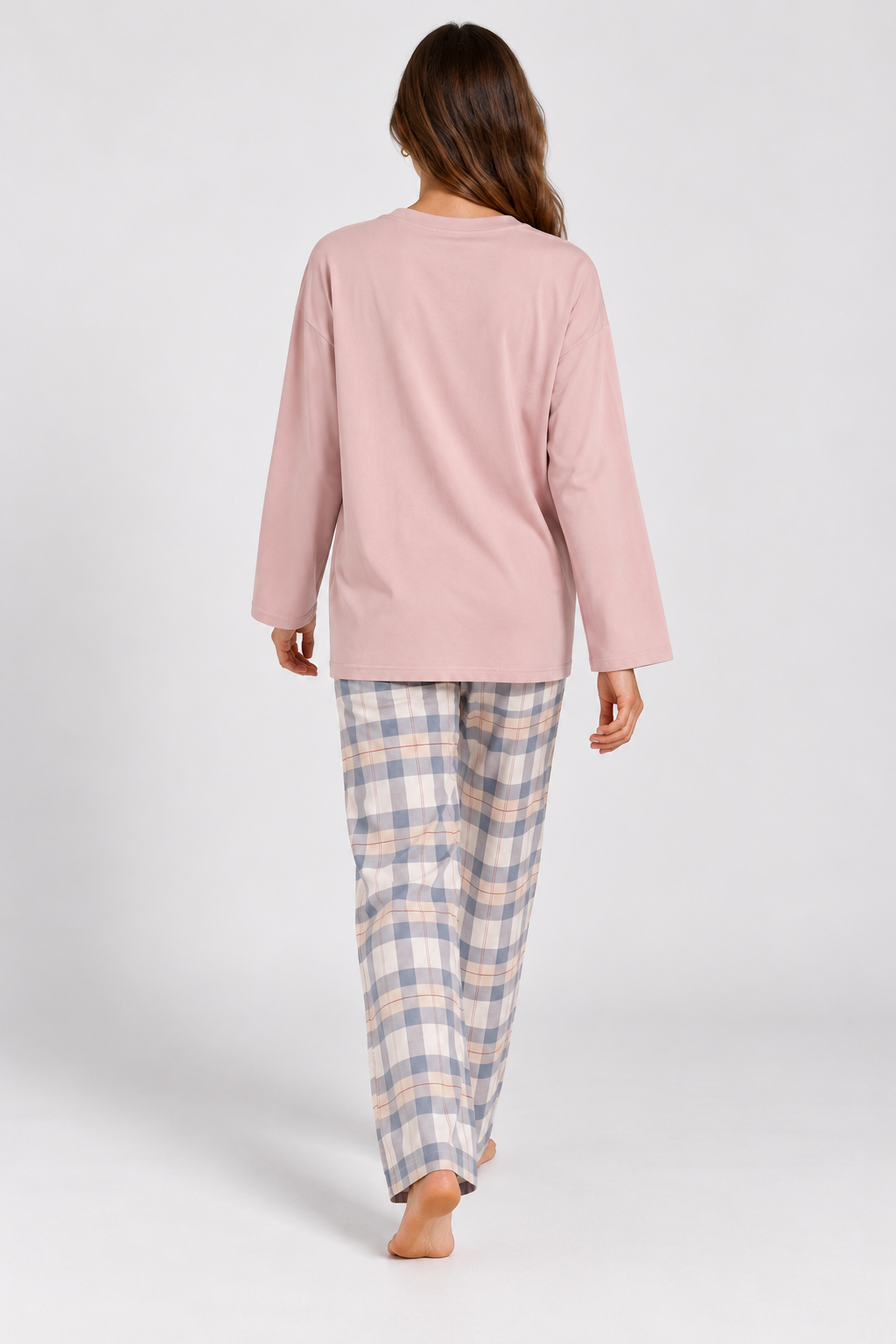 Hattie Checked Oversized Pyjama Set
