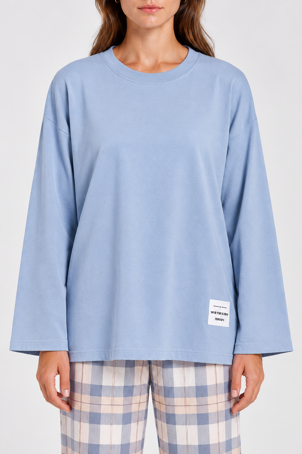 Hattie Checked Oversized Pyjama Set