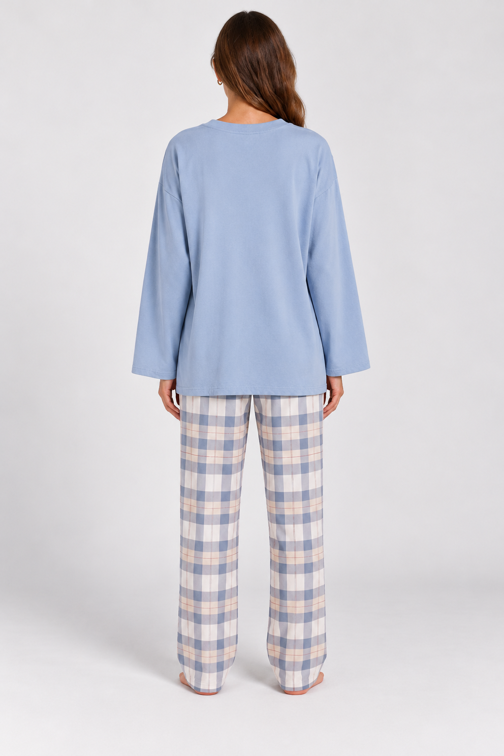 Hattie Checked Oversized Pyjama Set
